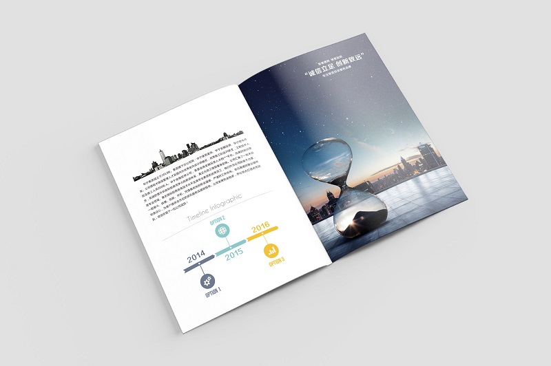 金融集团画册设计-金融投资公司宣传册设计图片a3