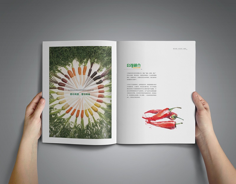 农产品画册设计-农业公司宣传册设计制作2